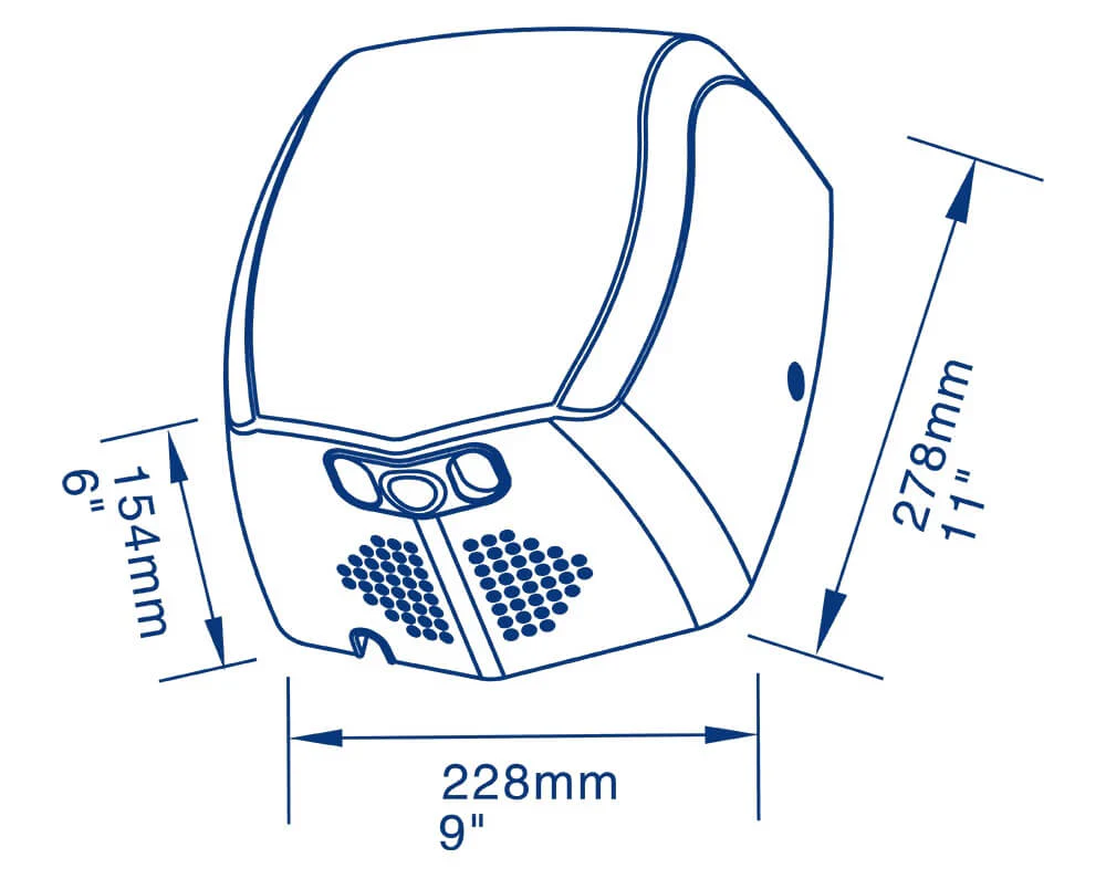 Biodrier 3D Smart Dry Hand Dryer with HEPA Filter - Image 5