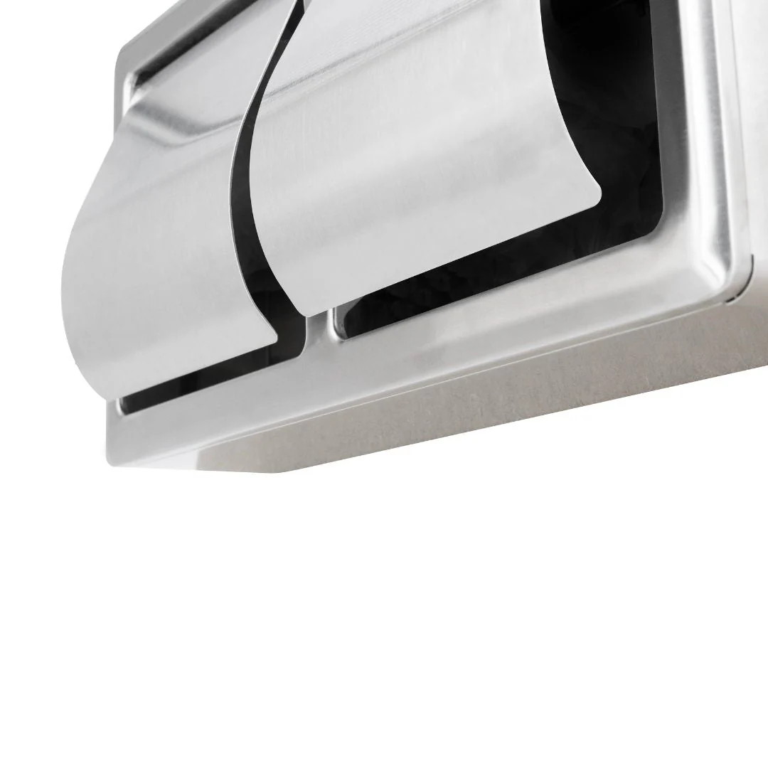Stainless Steel Toilet Roll Holder - 2 Roll - Image 4