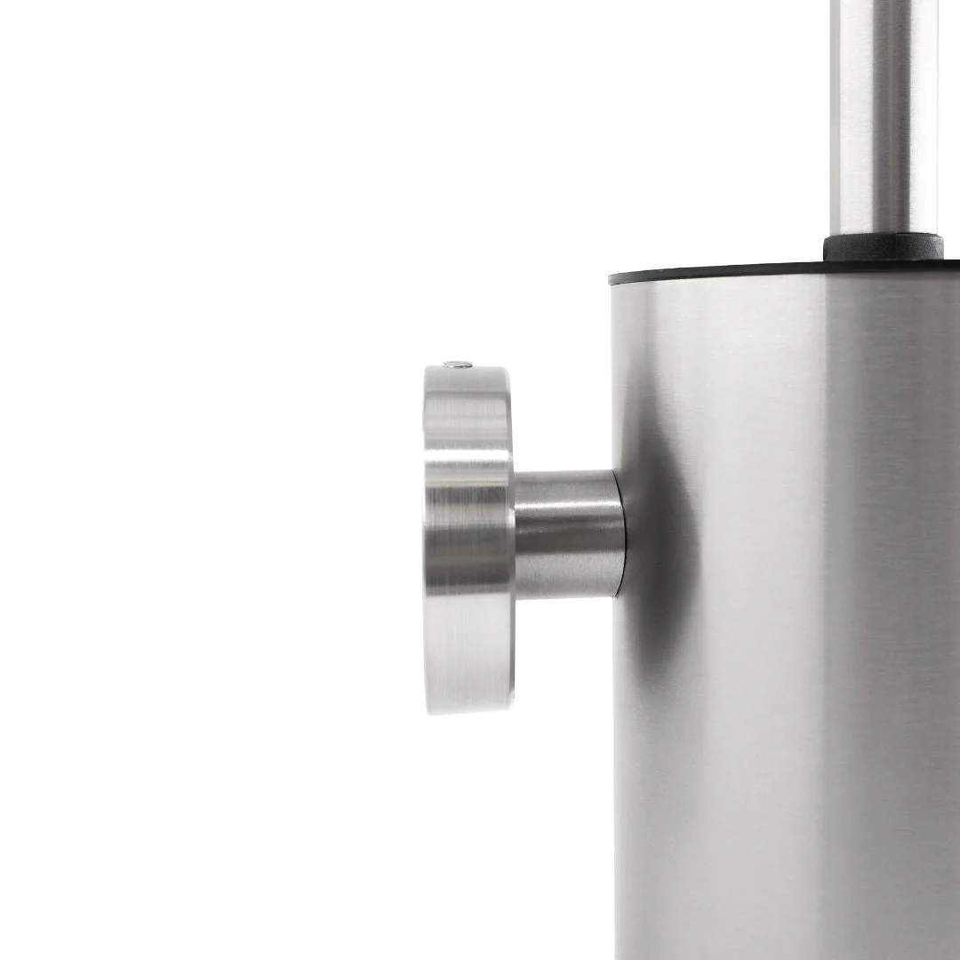 Dryflow Stainless Steel Wall Mounted Toilet Brush Set - Image 4