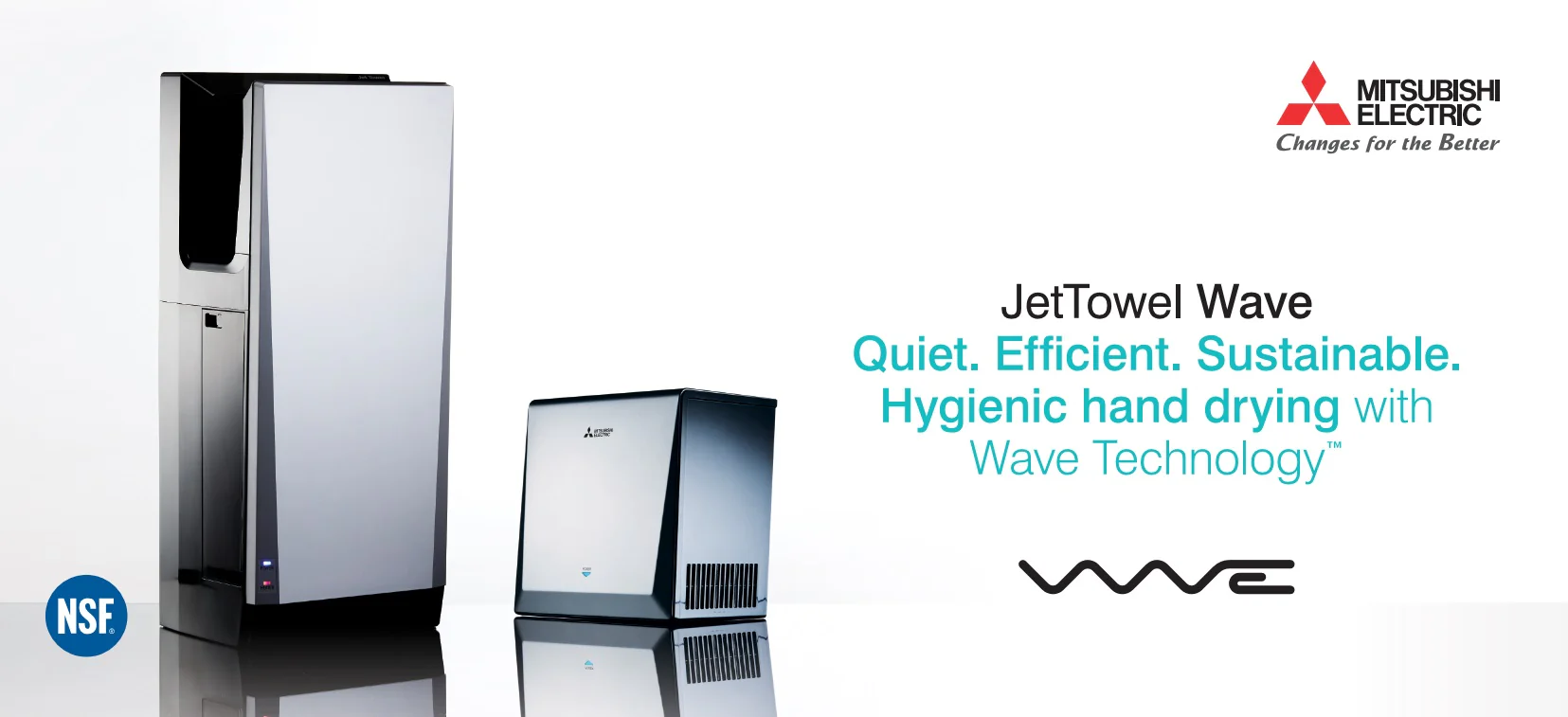 Mitsubishi Jet Towel Slim Wave i01 Heated Hand Dryer - Image 7